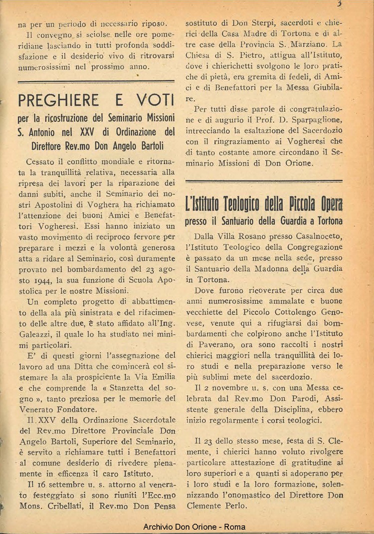 La piccola Opera della Divina Provvidenza, 39, 07, 1945, 01-12-1945, pagina 5