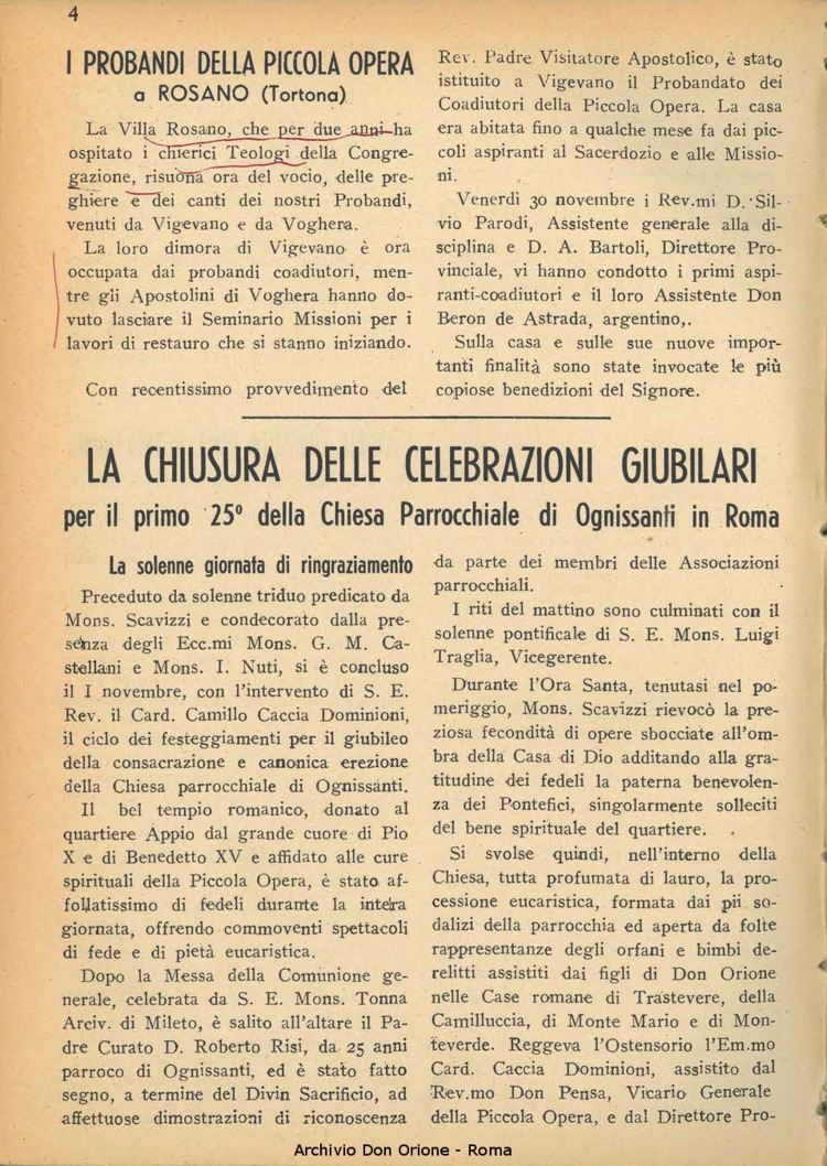 La piccola Opera della Divina Provvidenza, 39, 07, 1945, 01-12-1945, pagina 6