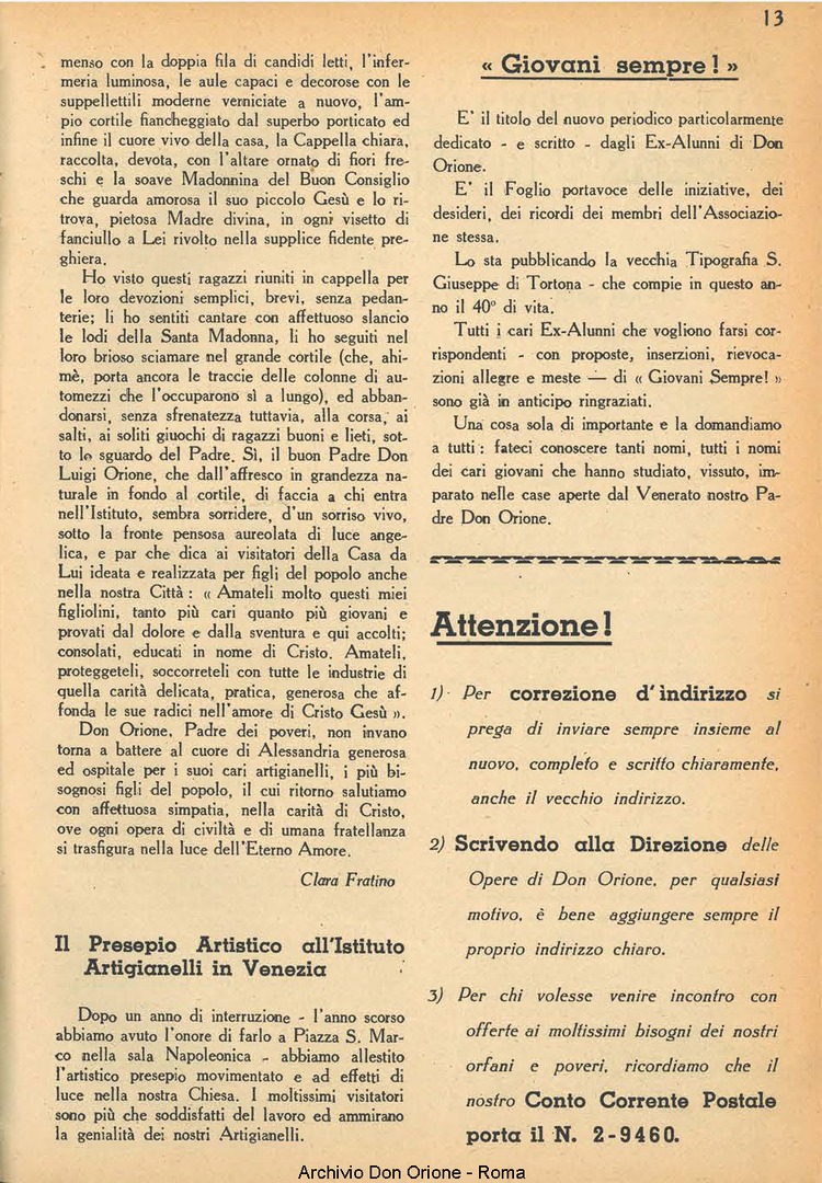 La piccola Opera della Divina Provvidenza, 39, 07, 1945, 01-12-1945, pagina 15