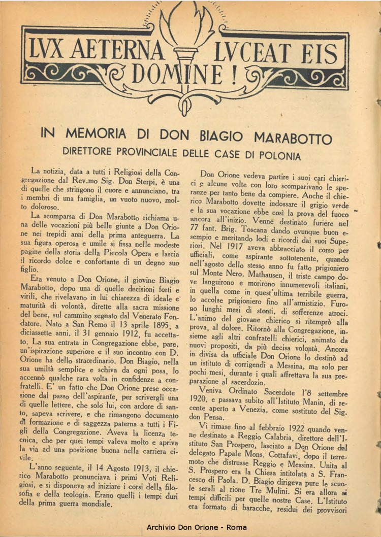 La piccola Opera della Divina Provvidenza, 39, 07, 1945, 01-12-1945, pagina 16