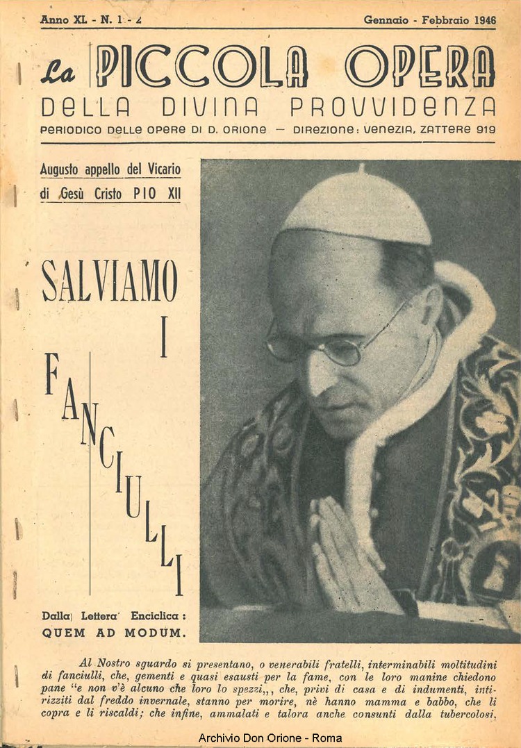 La piccola Opera della Divina Provvidenza, 40, 01_02, 01-02-1946, pagina 3