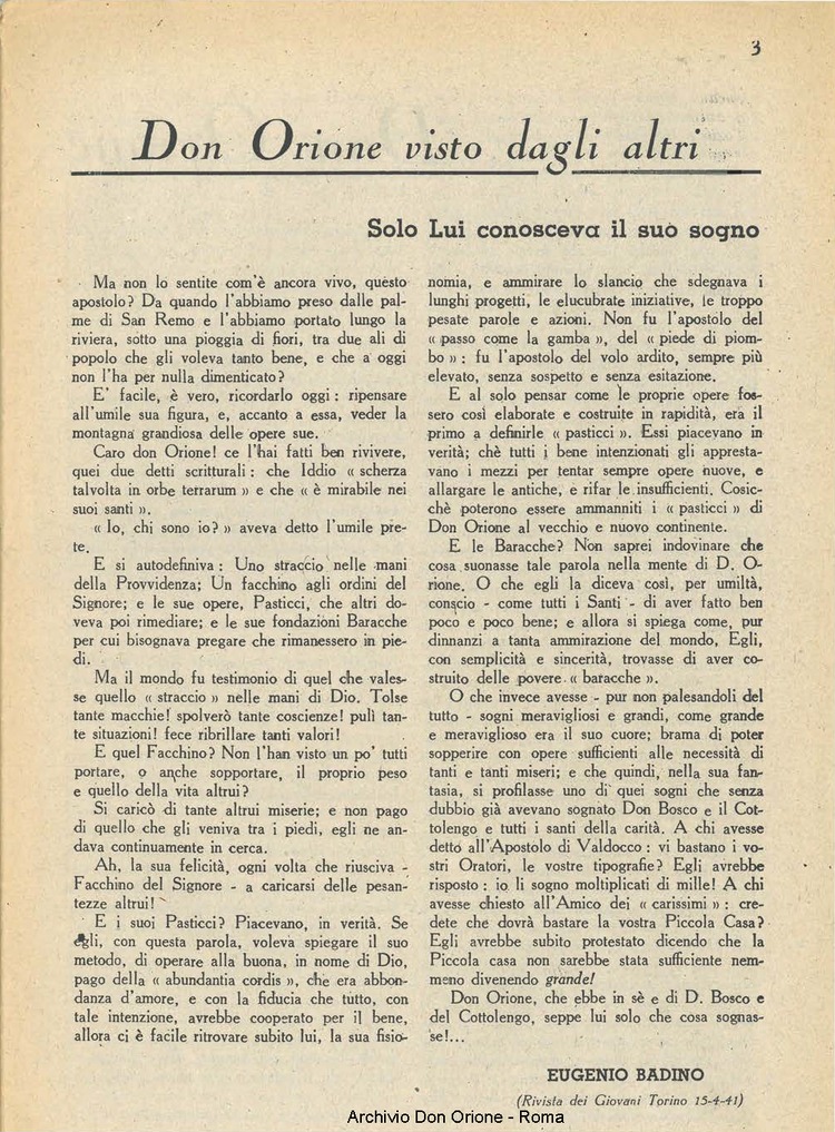 La piccola Opera della Divina Provvidenza, 40, 01_02, 01-02-1946, pagina 5