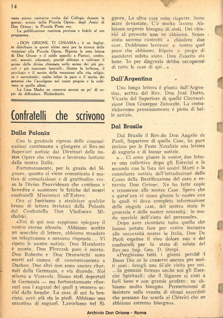 La piccola Opera della Divina Provvidenza, 40, 01_02, 01-02-1946, pagina 16