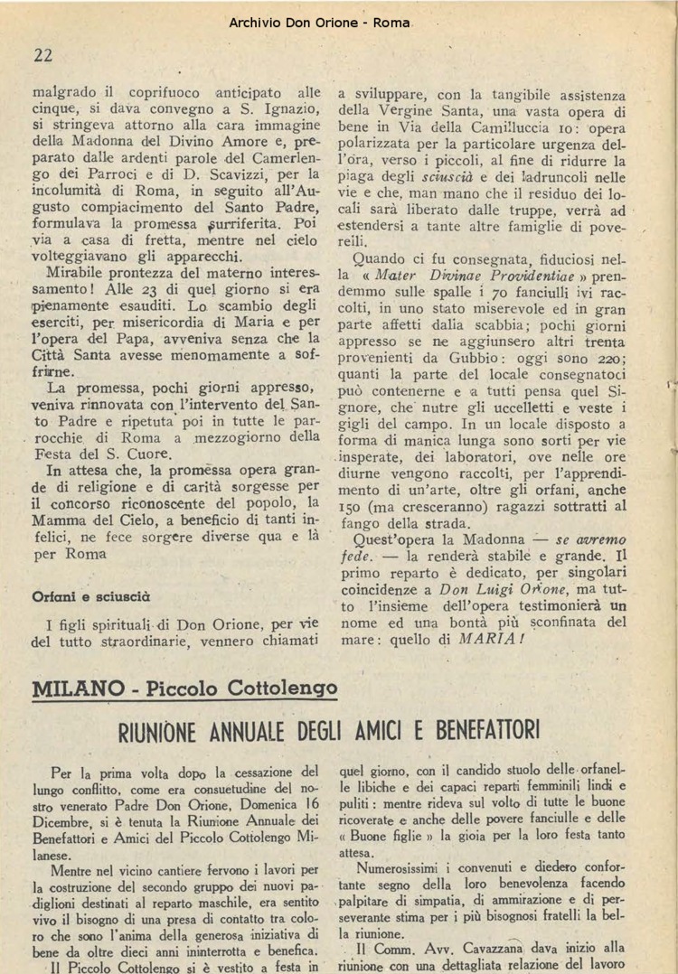La piccola Opera della Divina Provvidenza, 40, 01_02, 01-02-1946, pagina 24