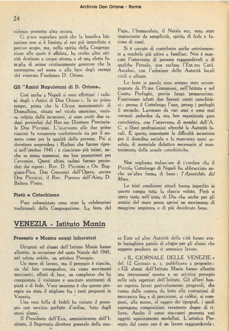 La piccola Opera della Divina Provvidenza, 40, 01_02, 01-02-1946, pagina 26