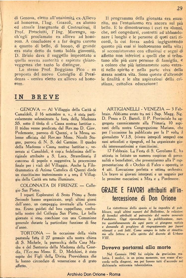 La piccola Opera della Divina Provvidenza, 40, 01_02, 01-02-1946, pagina 31