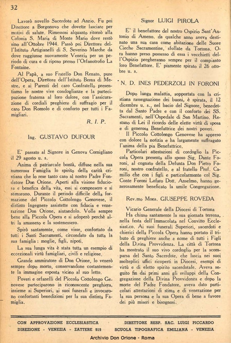 La piccola Opera della Divina Provvidenza, 40, 01_02, 01-02-1946, pagina 34