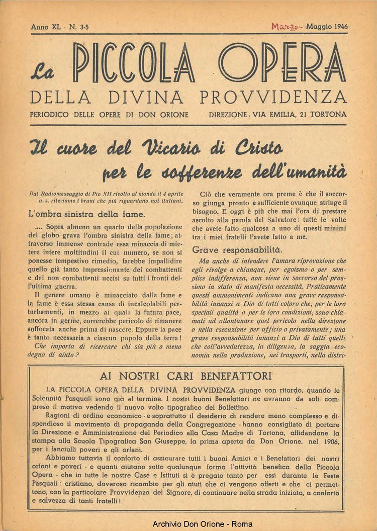 La piccola Opera della Divina Provvidenza, 40, 03_05, 01-05-1946, pagina 3