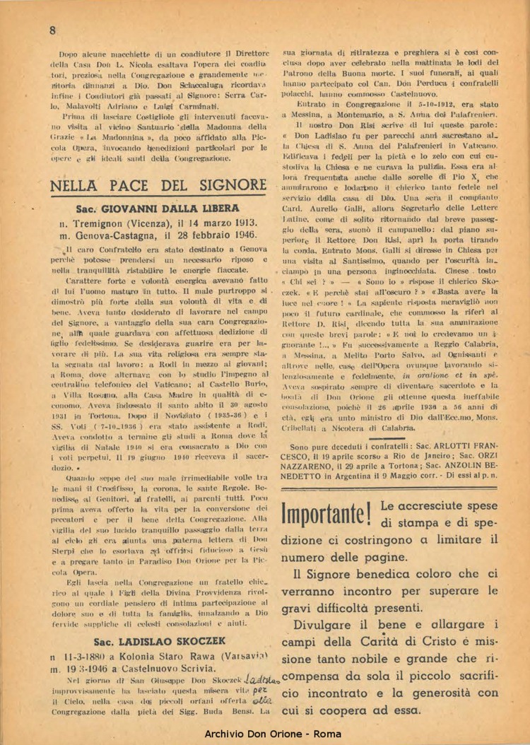 La piccola Opera della Divina Provvidenza, 40, 03_05, 01-05-1946, pagina 14