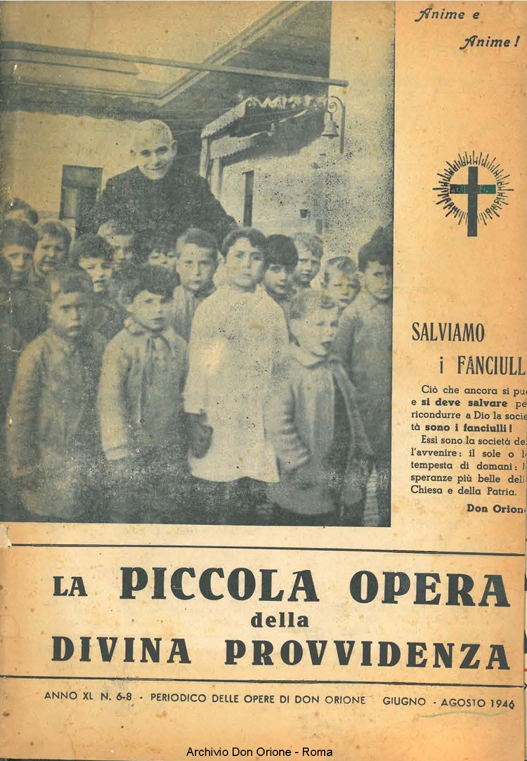 La piccola Opera della Divina Provvidenza, 40, 06_08, 01-08-1946, pagina 1