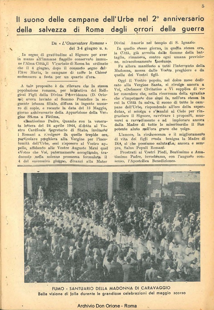 La piccola Opera della Divina Provvidenza, 40, 06_08, 01-08-1946, pagina 5