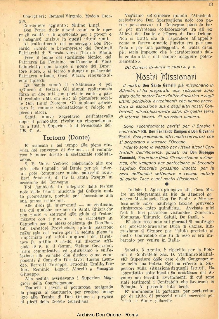 La piccola Opera della Divina Provvidenza, 40, 06_08, 01-08-1946, pagina 13