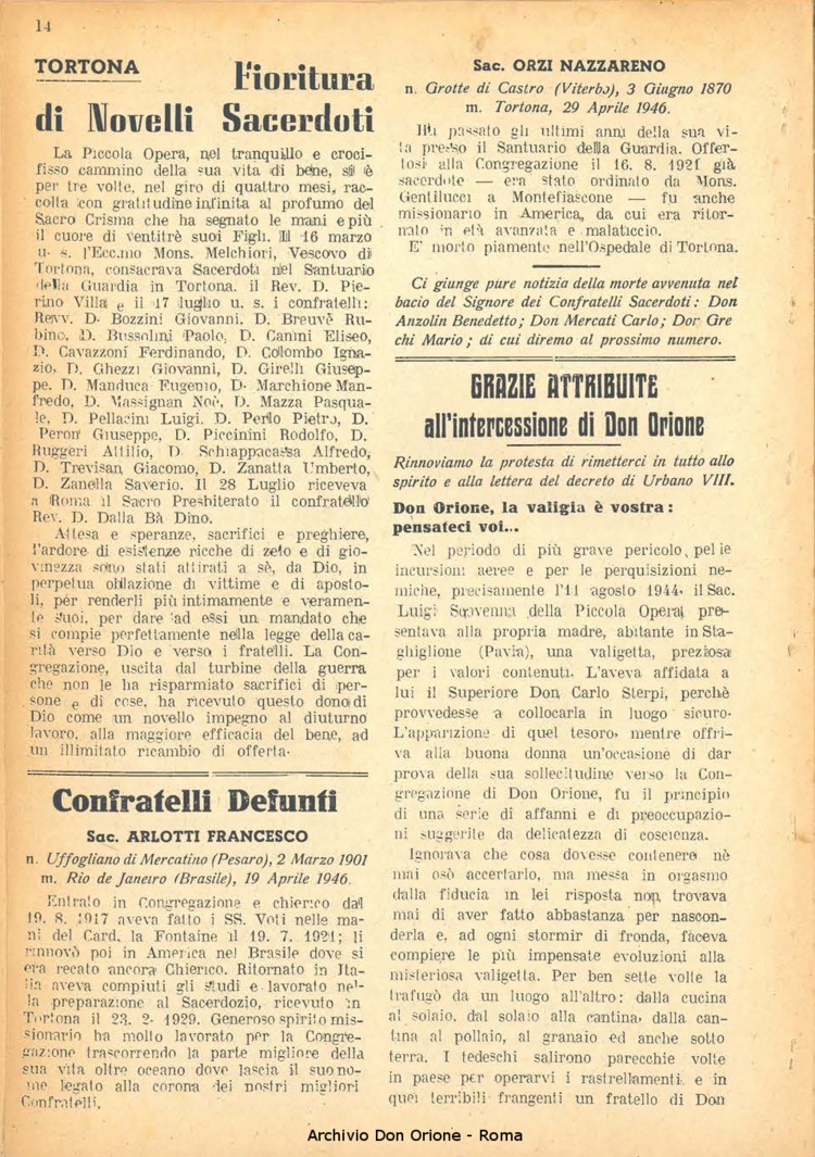 La piccola Opera della Divina Provvidenza, 40, 06_08, 01-08-1946, pagina 14