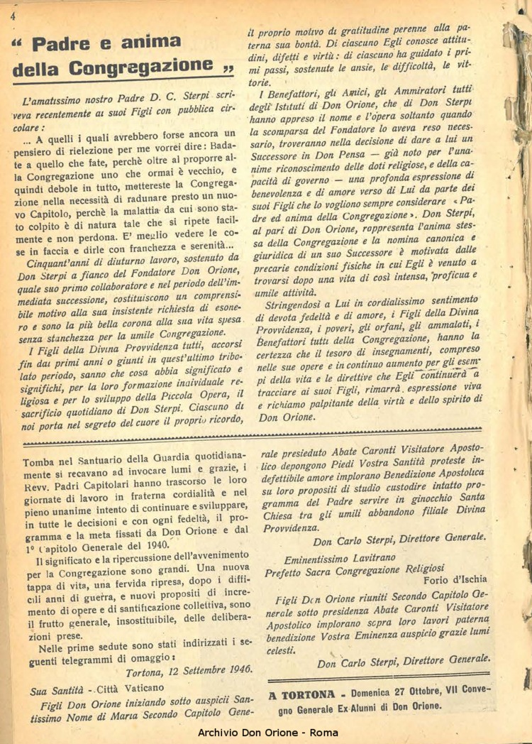 La piccola Opera della Divina Provvidenza, 40, 09, 01-09-1946, pagina 6