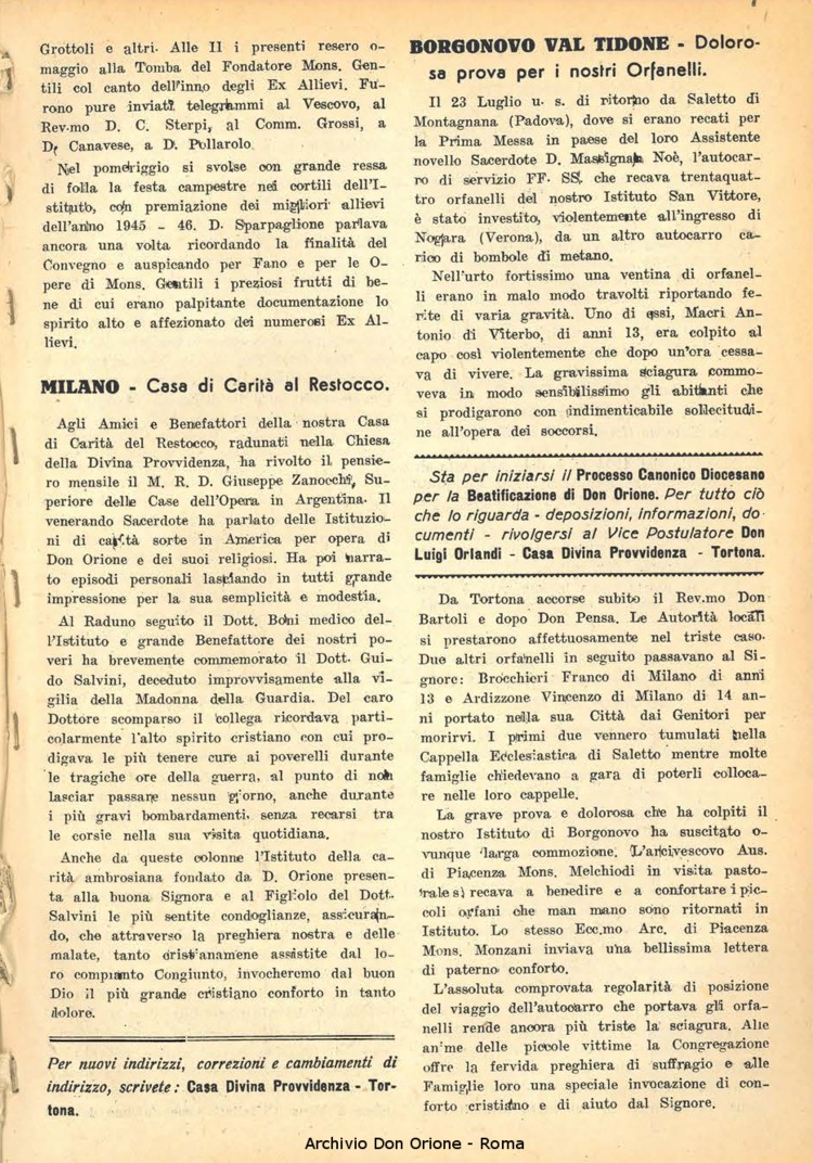La piccola Opera della Divina Provvidenza, 40, 09, 01-09-1946, pagina 9