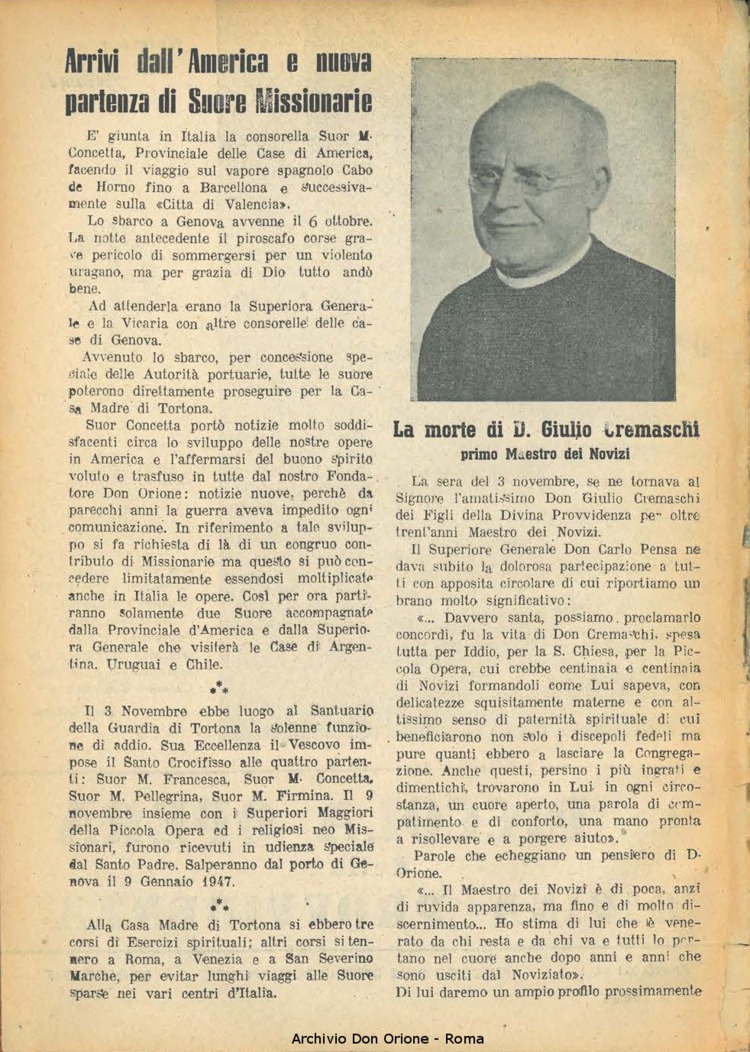 La piccola Opera della Divina Provvidenza, 41, 01, 01-01-1947, pagina 2