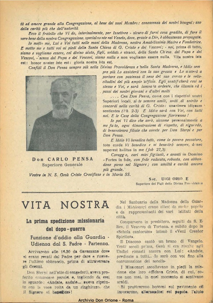 La piccola Opera della Divina Provvidenza, 41, 01, 01-01-1947, pagina 4