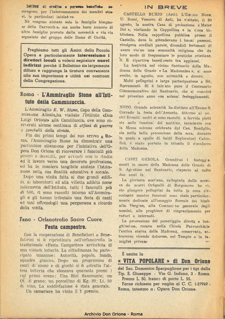 La piccola Opera della Divina Provvidenza, 41, 01, 01-01-1947, pagina 8