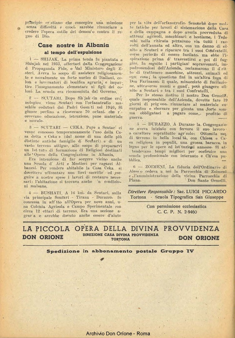 La piccola Opera della Divina Provvidenza, 41, 02, 01-02-1947, pagina 8