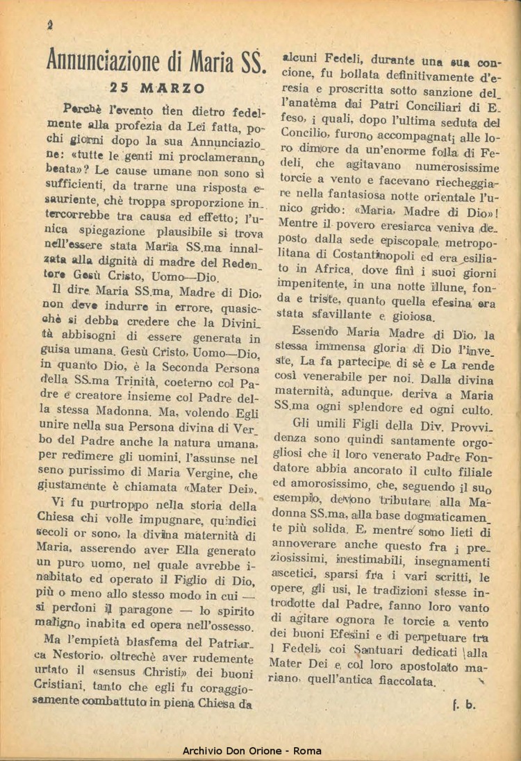 La piccola Opera della Divina Provvidenza, 41, 03, 01-03-1947, pagina 4
