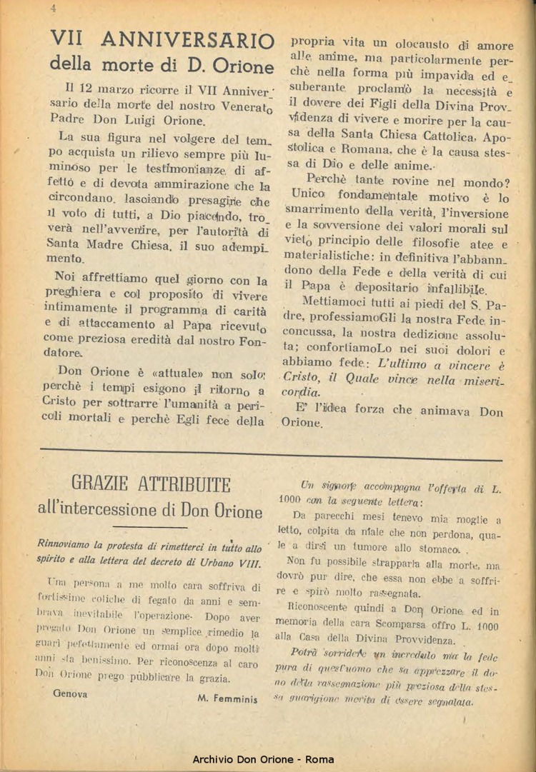 La piccola Opera della Divina Provvidenza, 41, 03, 01-03-1947, pagina 6