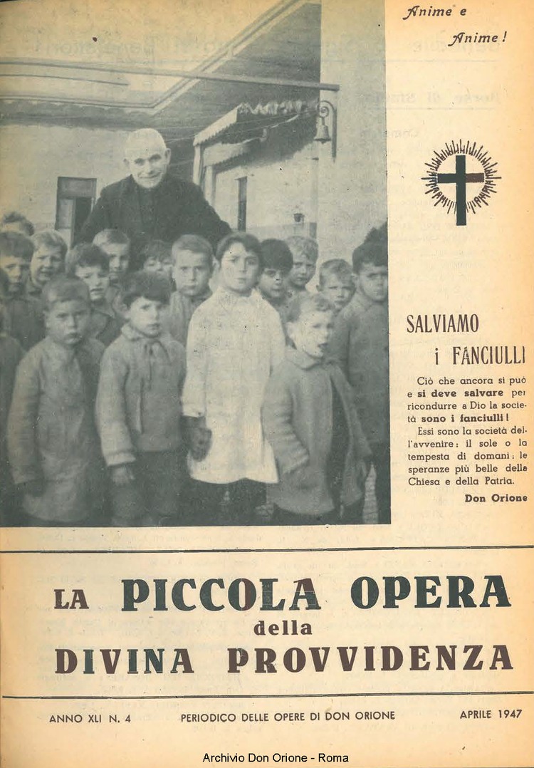 La piccola Opera della Divina Provvidenza, 41, 04, 01-04-1947, pagina 1
