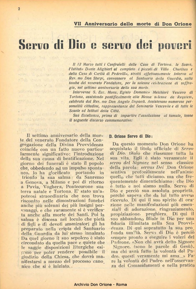 La piccola Opera della Divina Provvidenza, 41, 04, 01-04-1947, pagina 4