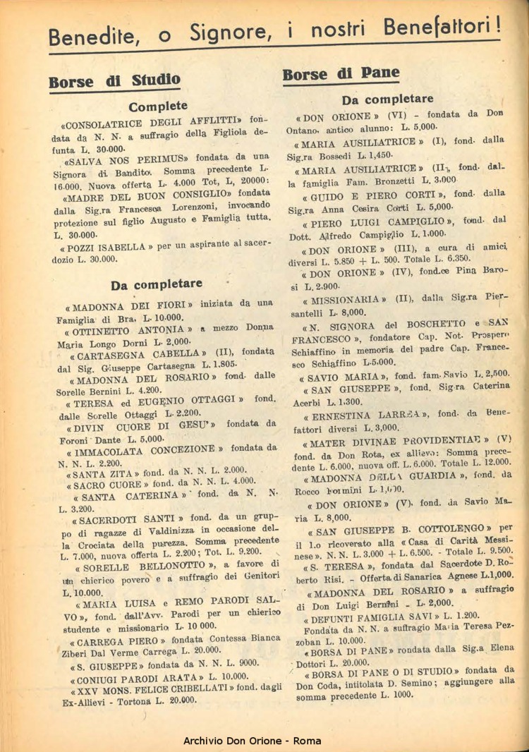 La piccola Opera della Divina Provvidenza, 41, 05, 01-05-1947, pagina 2