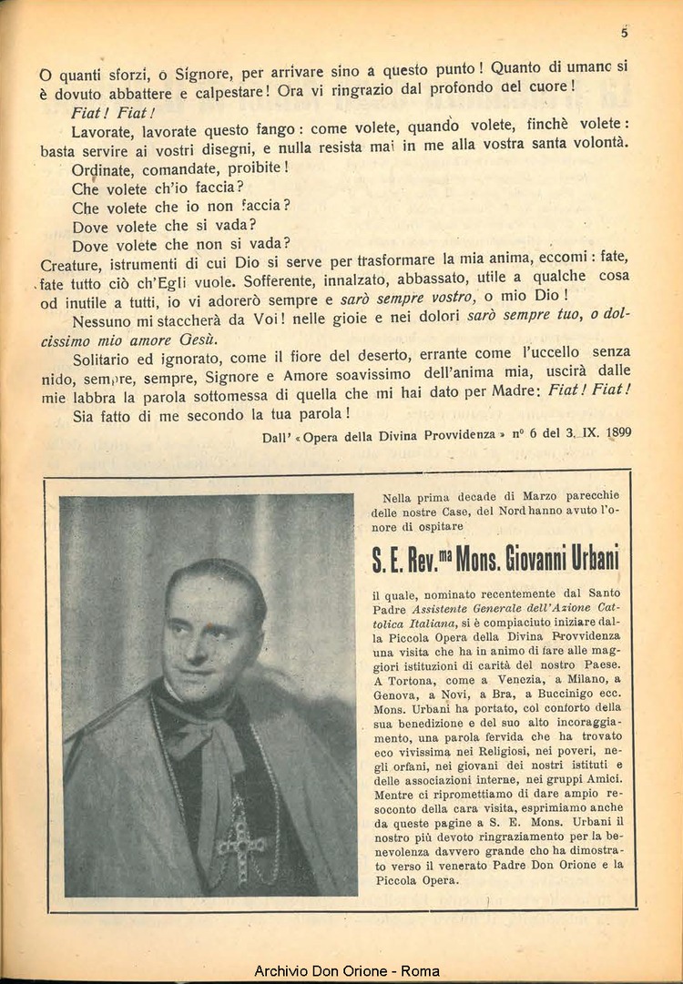 La piccola Opera della Divina Provvidenza, 41, 05, 01-05-1947, pagina 7