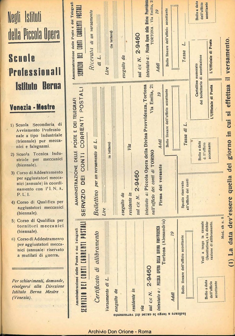 La piccola Opera della Divina Provvidenza, 41, 05, 01-05-1947, pagina 15