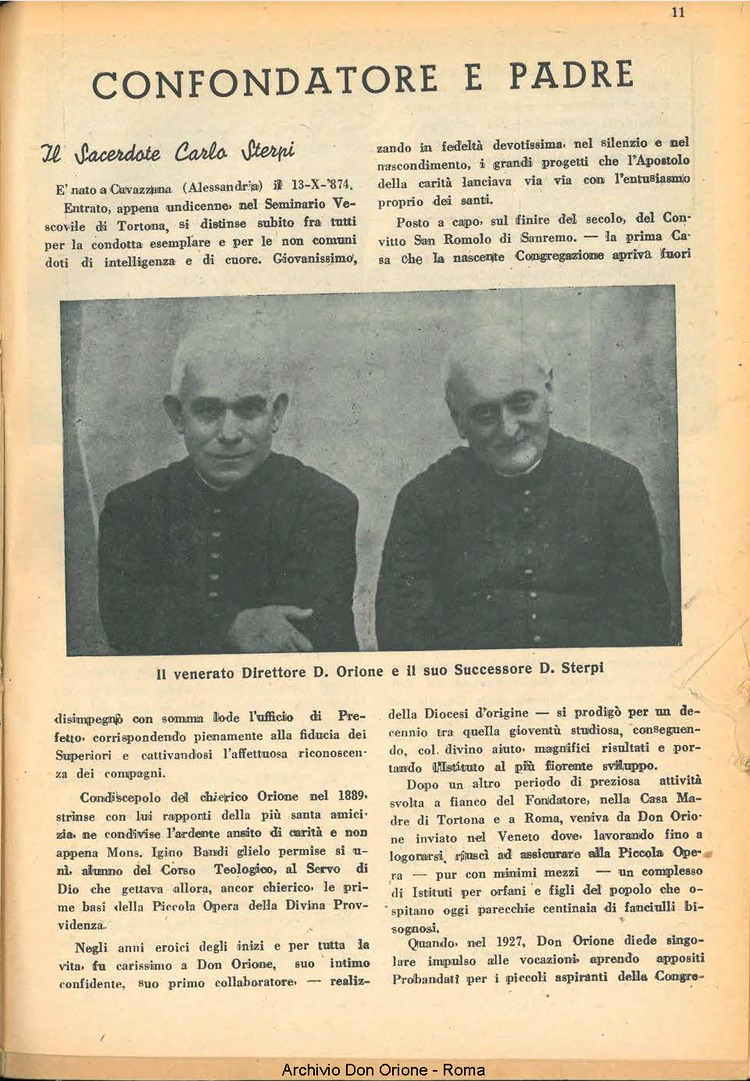 La piccola Opera della Divina Provvidenza, 41, 06, 01-06-1947, pagina 13