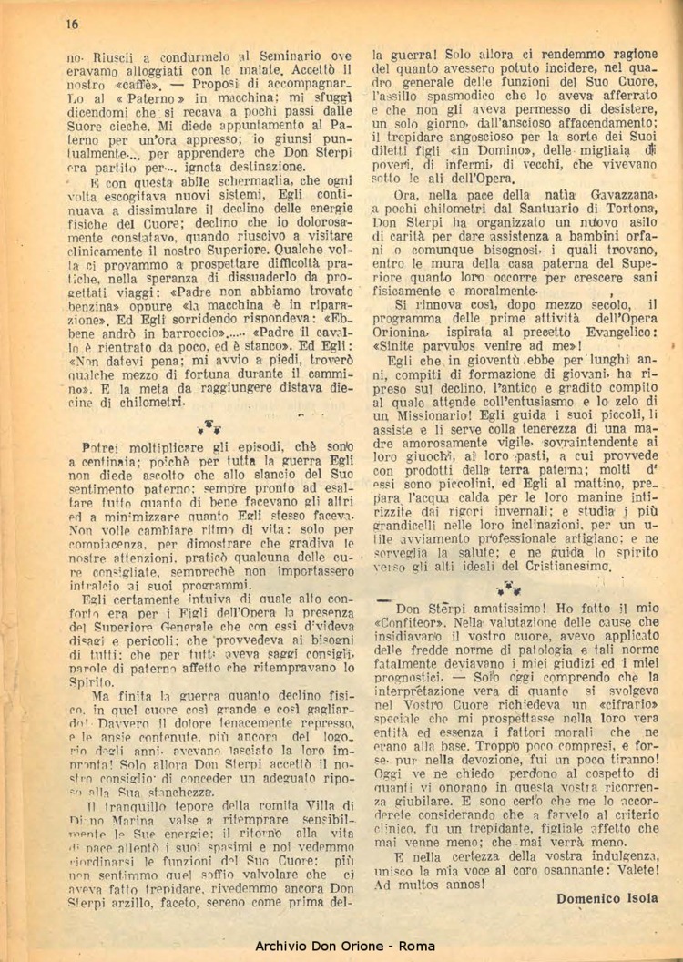 La piccola Opera della Divina Provvidenza, 41, 06, 01-06-1947, pagina 18