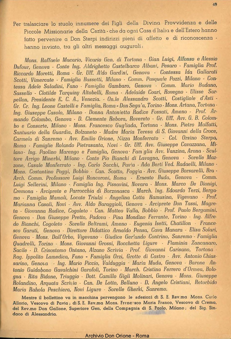 La piccola Opera della Divina Provvidenza, 41, 06, 01-06-1947, pagina 19