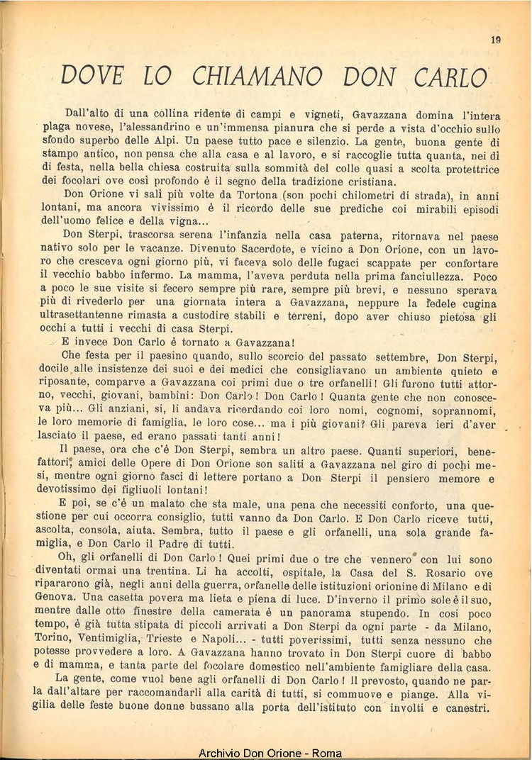 La piccola Opera della Divina Provvidenza, 41, 07, 01-07-1947, pagina 21