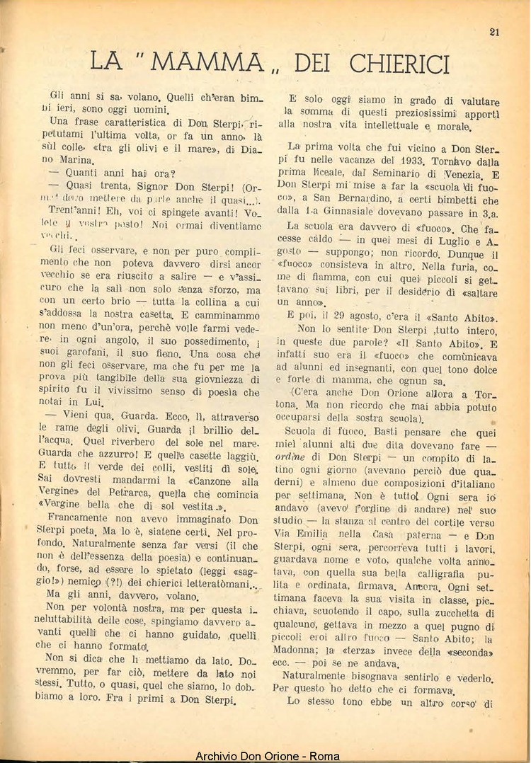 La piccola Opera della Divina Provvidenza, 41, 07, 01-07-1947, pagina 23