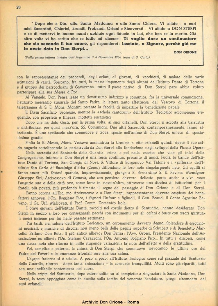 La piccola Opera della Divina Provvidenza, 41, 07, 01-07-1947, pagina 28