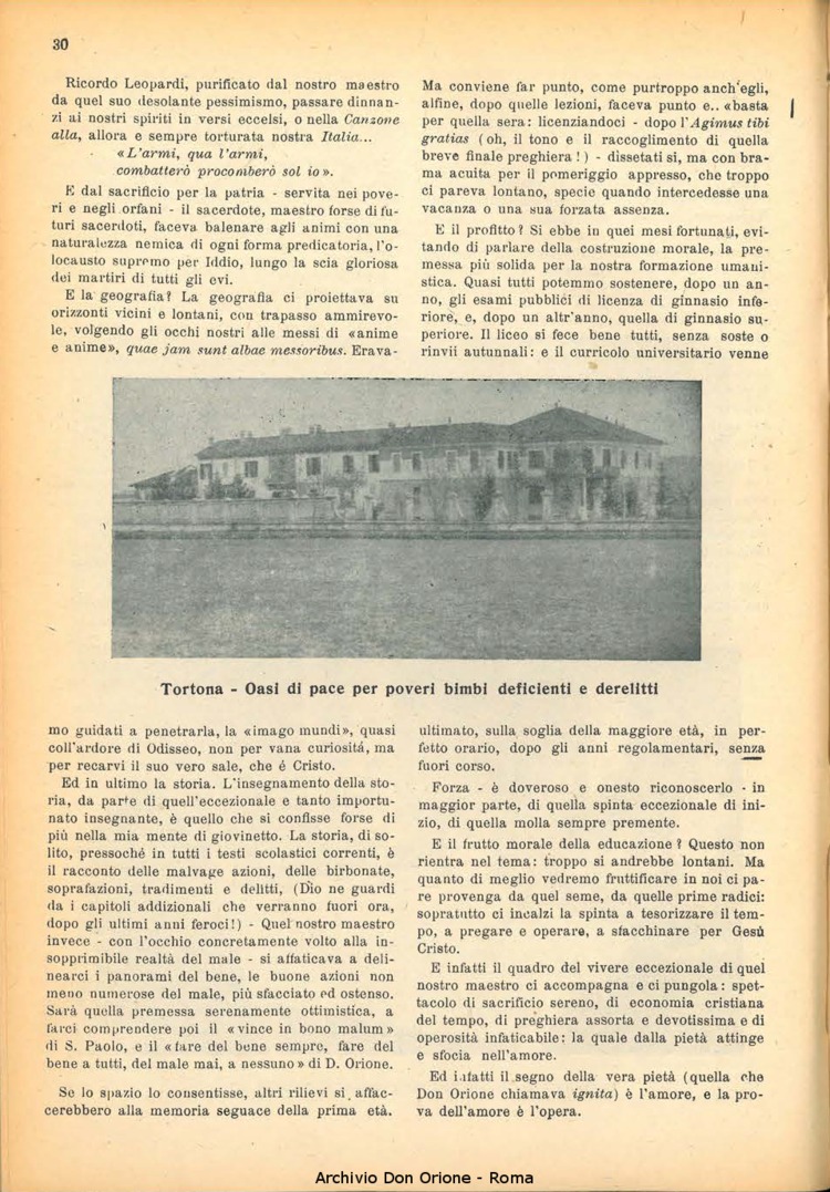 La piccola Opera della Divina Provvidenza, 41, 07, 01-07-1947, pagina 32