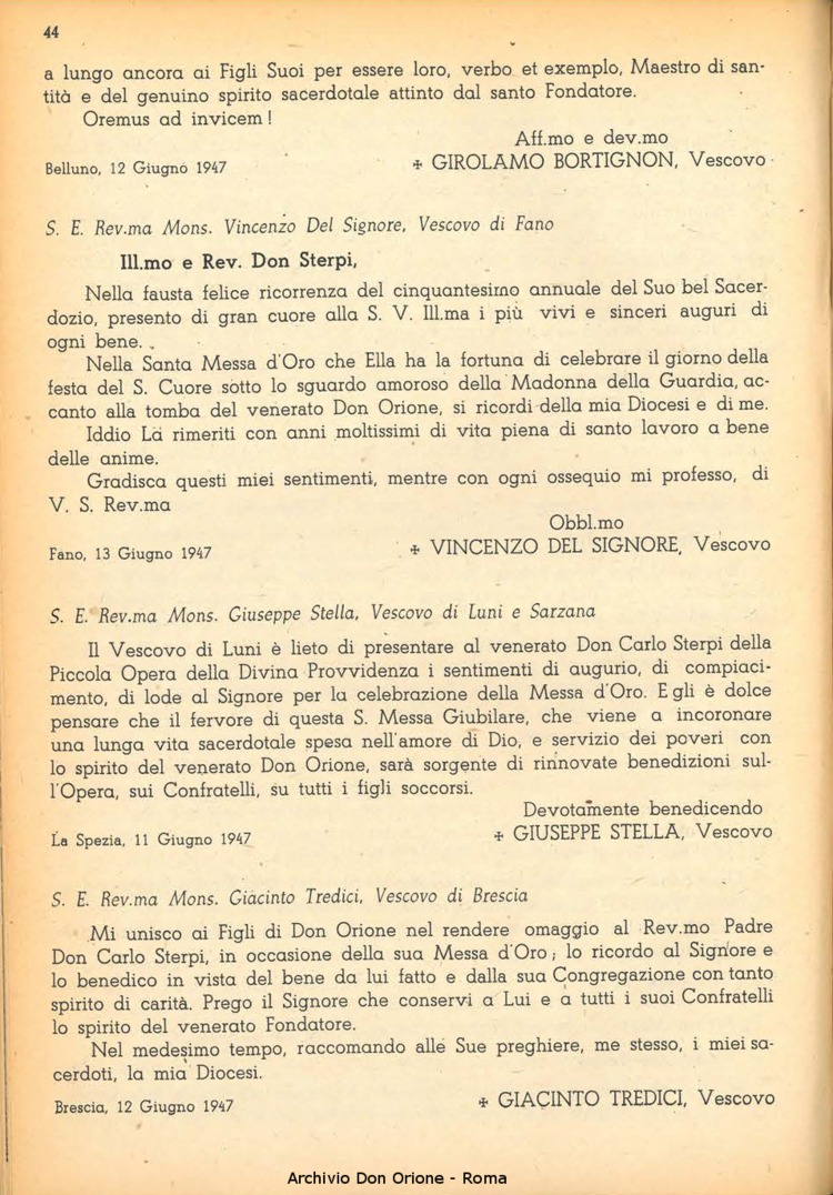 La piccola Opera della Divina Provvidenza, 41, 07, 01-07-1947, pagina 46