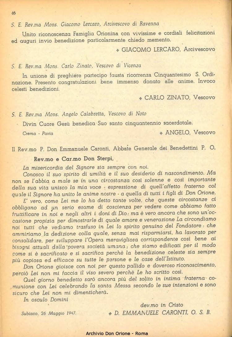La piccola Opera della Divina Provvidenza, 41, 07, 01-07-1947, pagina 48