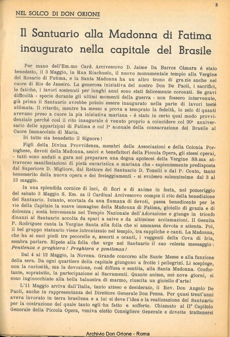 La piccola Opera della Divina Provvidenza, 41, 09, 01-09-1947, pagina 5