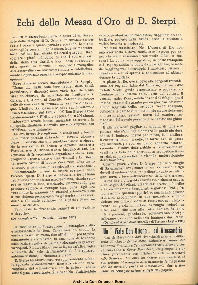 La piccola Opera della Divina Provvidenza, 41, 09, 01-09-1947, pagina 10