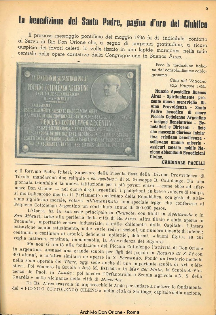 La piccola Opera della Divina Provvidenza, 42, 10, 01-10-1947, pagina 7