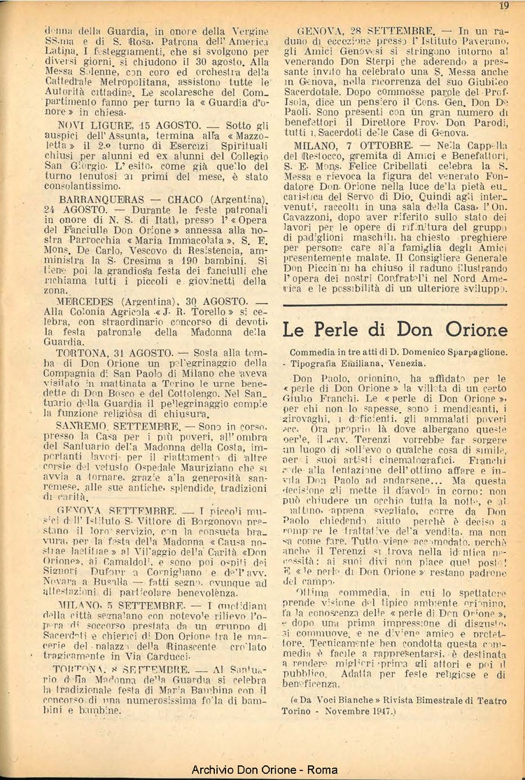 La piccola Opera della Divina Provvidenza, 42, 10, 01-10-1947, pagina 21