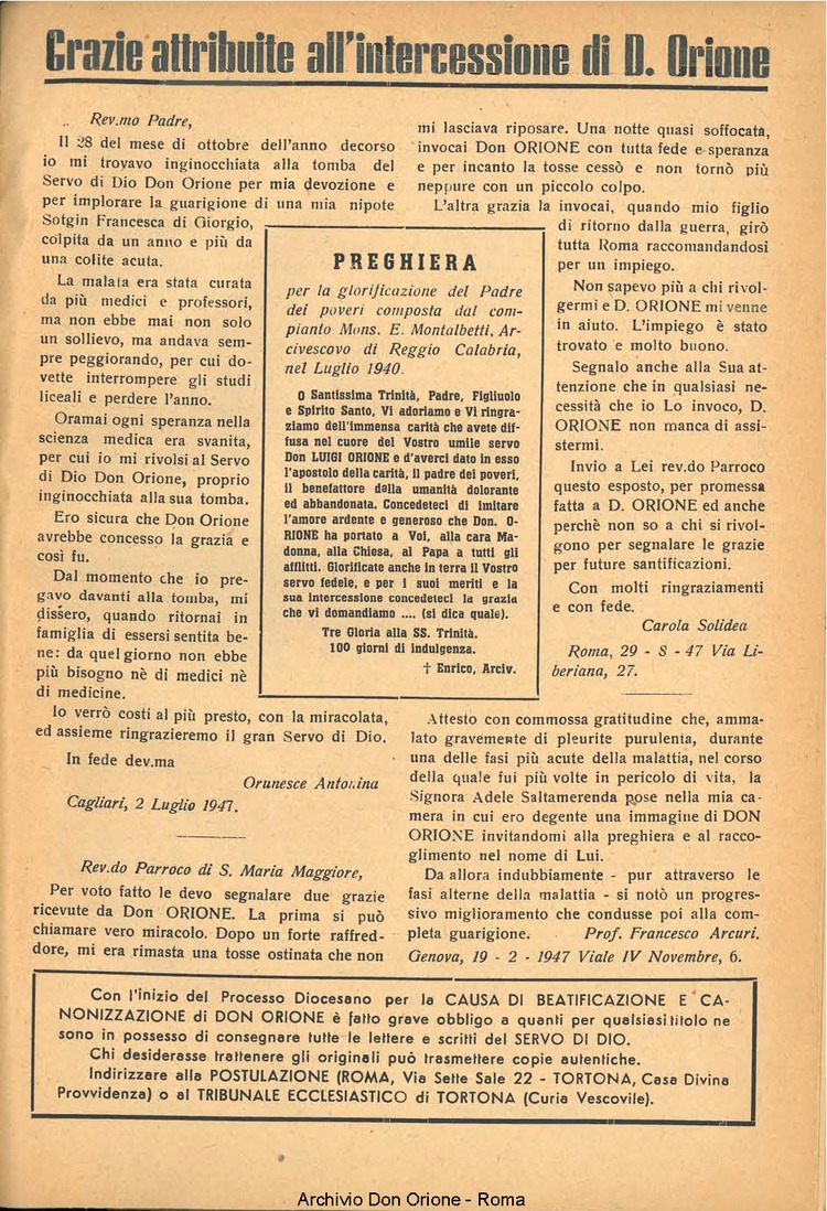 La piccola Opera della Divina Provvidenza, 42, 10, 01-10-1947, pagina 23
