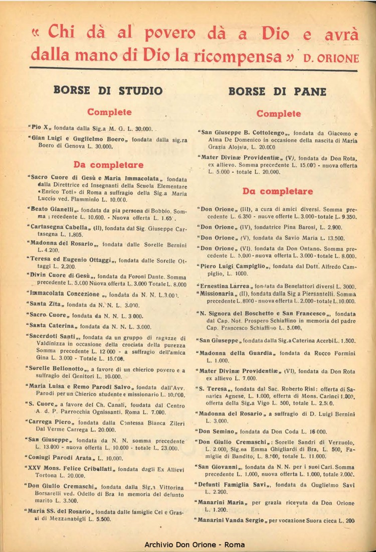 La piccola Opera della Divina Provvidenza, 42, 11, 01-11-1947, pagina 2