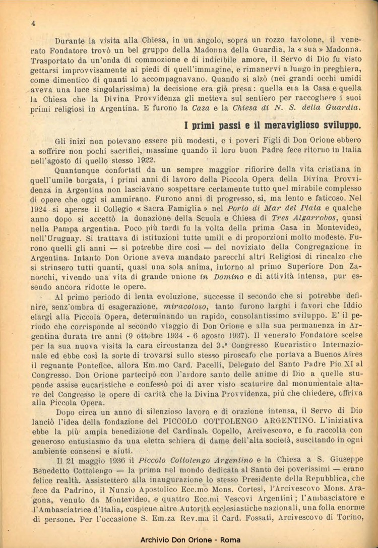 La piccola Opera della Divina Provvidenza, 42, 11, 01-11-1947, pagina 6