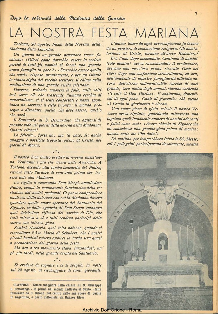 La piccola Opera della Divina Provvidenza, 42, 11, 01-11-1947, pagina 9
