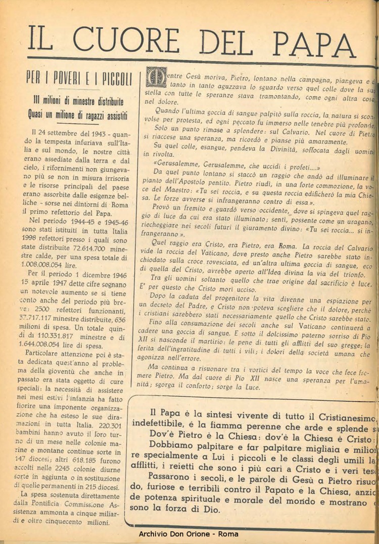 La piccola Opera della Divina Provvidenza, 42, 11, 01-11-1947, pagina 12