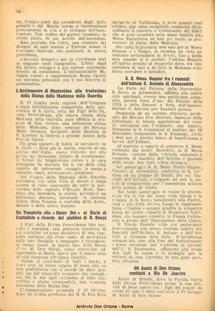 La piccola Opera della Divina Provvidenza, 42, 11, 01-11-1947, pagina 16