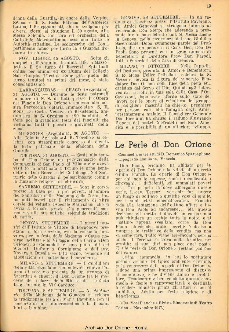 La piccola Opera della Divina Provvidenza, 42, 11, 01-11-1947, pagina 21
